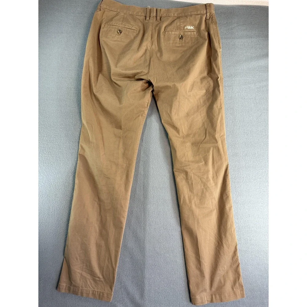 Mountain Khakis Pants Mens 36x34 Beige Slim Tailored Fit Chino Stretch Casual